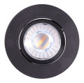 Iris ip20 6,2w/cct3 dim noir - Aric - 51355