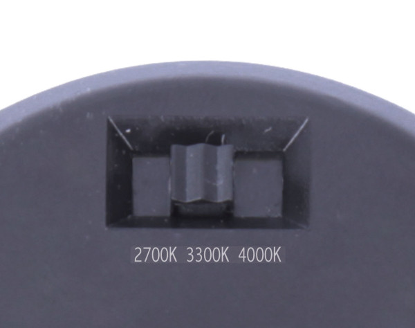 Iris ip20 6,2w/cct3 dim noir - Aric - 51355
