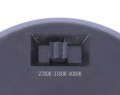 Iris ip20 6,2w/cct3 dim noir - Aric - 51355