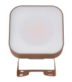 Zodiak 2 proj. ext. ip66 ik08 corten angle 100° 3-cct 7-14-20w jusqu'à 2200lm - Aric - 51799