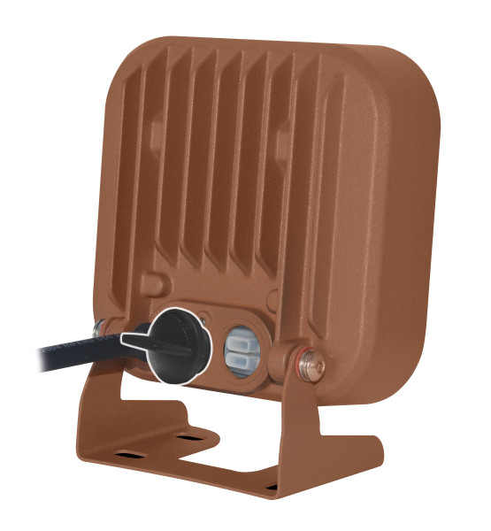Zodiak 2 proj. ext. ip66 ik08 corten angle 100° 3-cct 7-14-20w jusqu'à 2200lm - Aric - 51799
