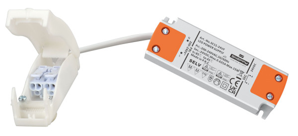Alimentation led 24v dc 15w ip20 - Aric - 52068