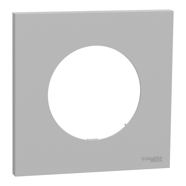 Odace - plaque de finition 1 poste - couleur gris galet