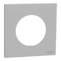 Odace - plaque de finition 1 poste - couleur gris galet