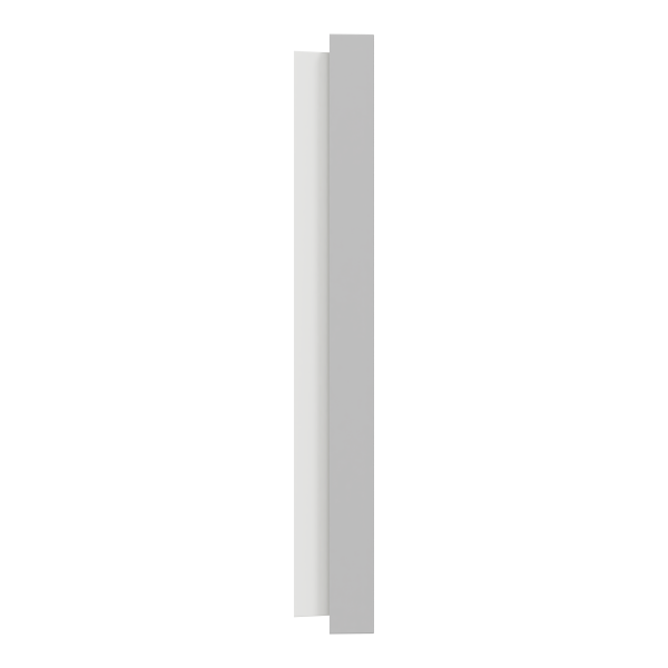 Odace - plaque de finition 3 postes - couleur gris galet