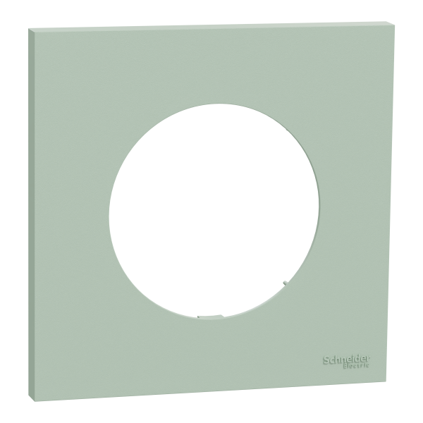 Odace - plaque de finition 1 poste - couleur vert jade