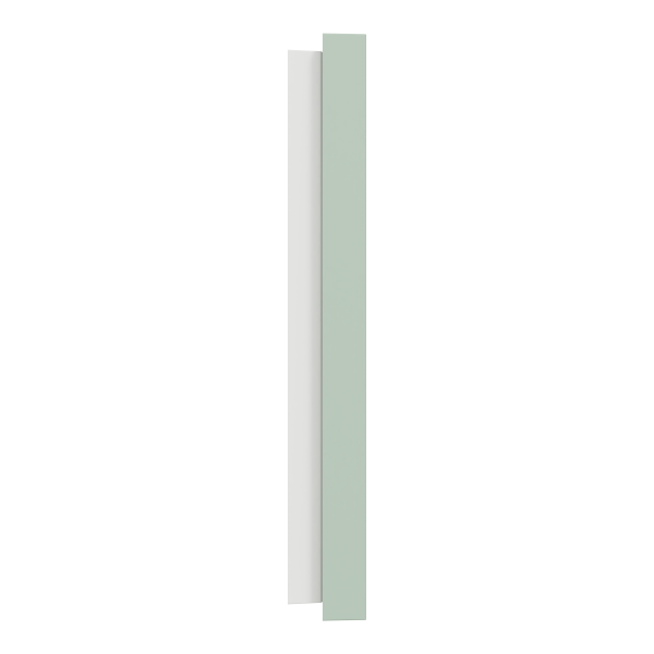 Odace - plaque de finition 2 postes - couleur vert jade