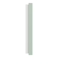 Odace - plaque de finition 2 postes - couleur vert jade