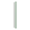 Odace - plaque de finition 3 postes - couleur vert jade