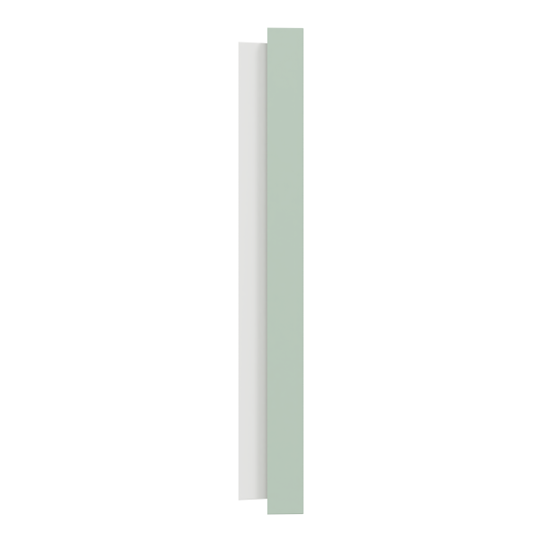 Odace - plaque de finition 4 postes - couleur vert jade