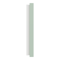 Odace - plaque de finition 4 postes - couleur vert jade
