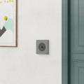 Odace - plaque de finition 1 poste - couleur gris basalte