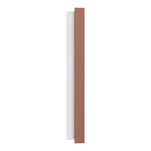 Odace - plaque de finition 1 poste - couleur rose grenat