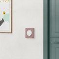 Odace - plaque de finition 1 poste - couleur rose grenat