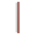 Odace - plaque de finition 2 postes - couleur rose grenat
