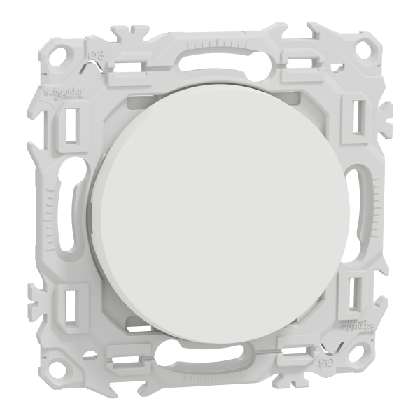 Odace - lot de 108 va-et-vient ou poussoir s920204 - blanc craie