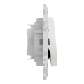 Odace - lot de 108 va-et-vient ou poussoir s920204 - blanc craie