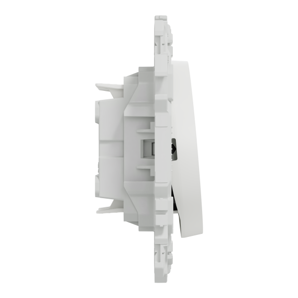 Odace - lot de 108 double va-et-vient ou poussoir s920214 - blanc craie
