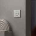 Odace - plaque de finition 1 poste - couleur blanc craie