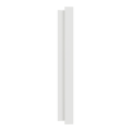 Odace - plaque de finition 2 postes - couleur blanc craie
