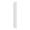 Odace - lot de 84 plaques de finition 2 postes - couleur blanc craie