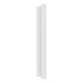 Odace - plaque de finition 3 postes - couleur blanc craie