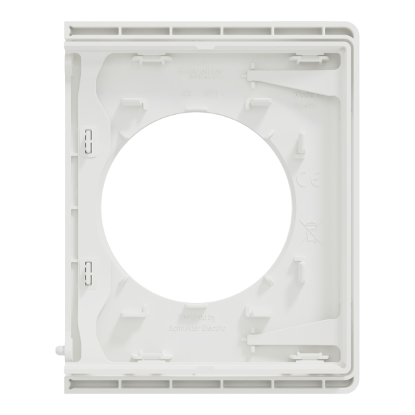 Odace architecte - plaque de finition latérale - couleur blanc craie