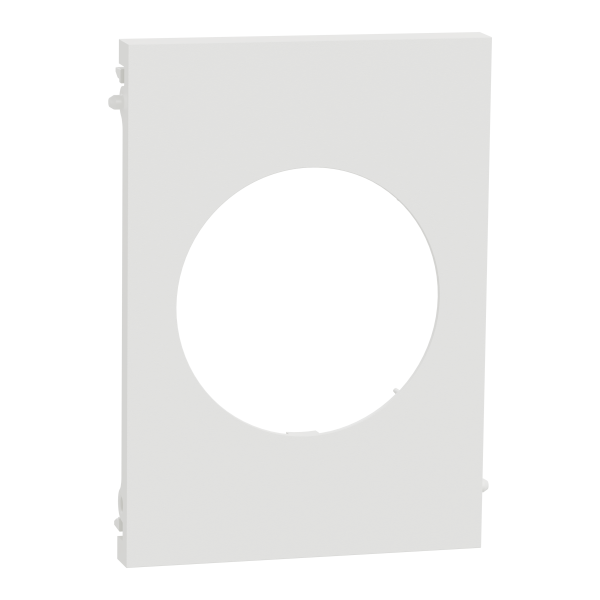 Odace architecte - plaque de finition centrale - couleur blanc craie