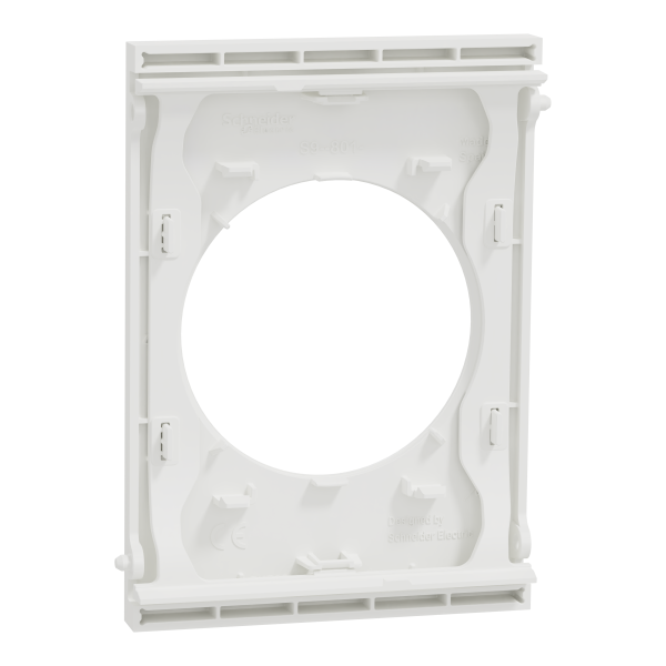 Odace architecte - plaque de finition centrale - couleur blanc craie