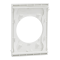 Odace architecte - plaque de finition centrale - couleur blanc craie