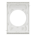 Odace architecte - plaque de finition centrale - couleur blanc craie