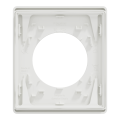 Odace architecte - plaque de finition 1 poste - couleur blanc craie