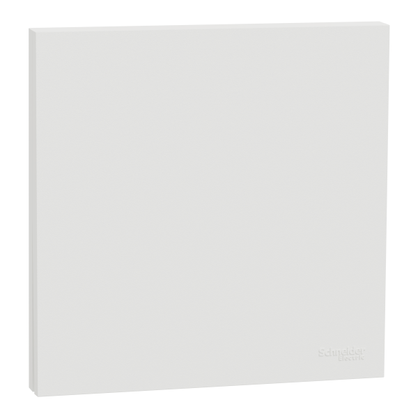 Odace intégral - enjoliveur et plaque - pour vv ou poussoir simple - blanc craie