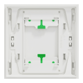 Odace intégral - enjoliveur et plaque - pour vv ou poussoir simple - blanc craie