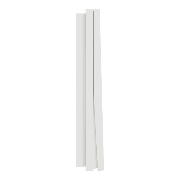 Odace intégral - enjoliveur et plaque - pour vv ou poussoir double - blanc craie