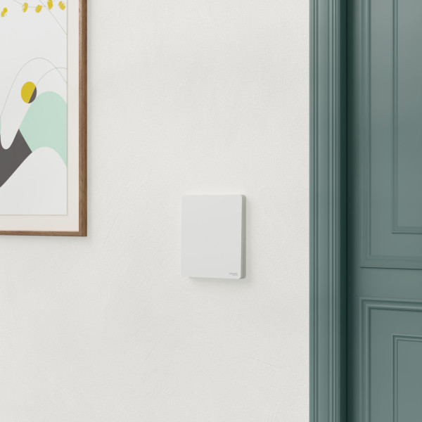 Odace architecte intégral - enjo et plaque - pour vv ou bp simple - blanc craie
