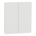 Odace architecte intégral - enjo et plaque - pour vv ou bp double - blanc craie
