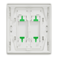 Odace architecte intégral - enjo et plaque - pour vv ou bp double - blanc craie