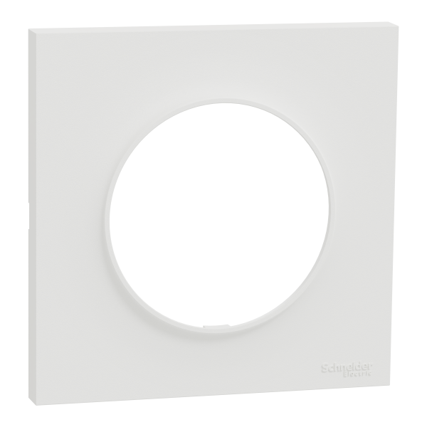 Odace origine - plaque de finition 1 poste - couleur blanc