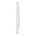 Odace origine - lot de 168 plaques de finition 1 poste - couleur blanc