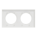 Odace origine - plaque de finition 2 postes - couleur blanc