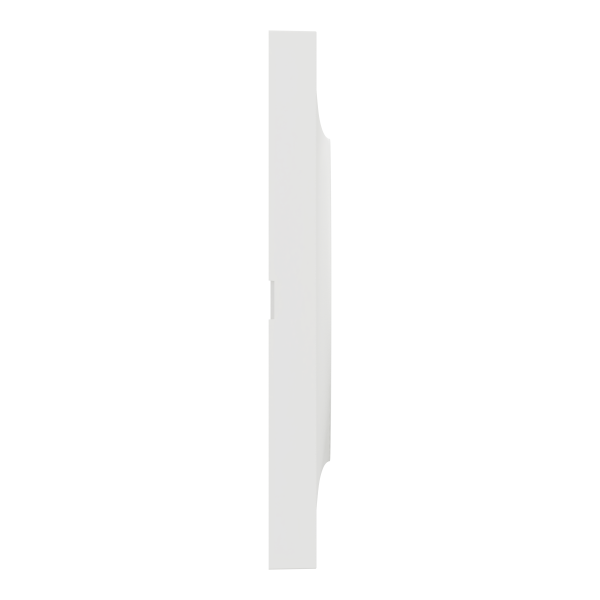 Odace origine - plaque de finition 4 postes - couleur blanc