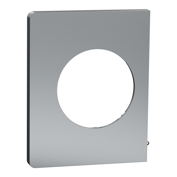 Odace architecte - plaque de finition latérale - effet titane