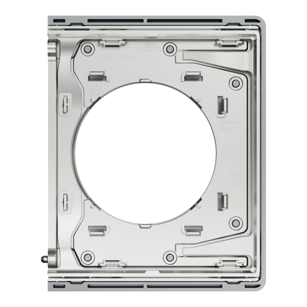 Odace architecte - plaque de finition latérale - effet titane