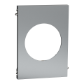 Odace architecte - plaque de finition centrale - effet titane