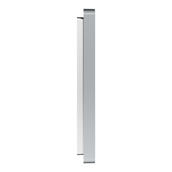 Odace architecte - plaque de finition 1 poste - effet titane