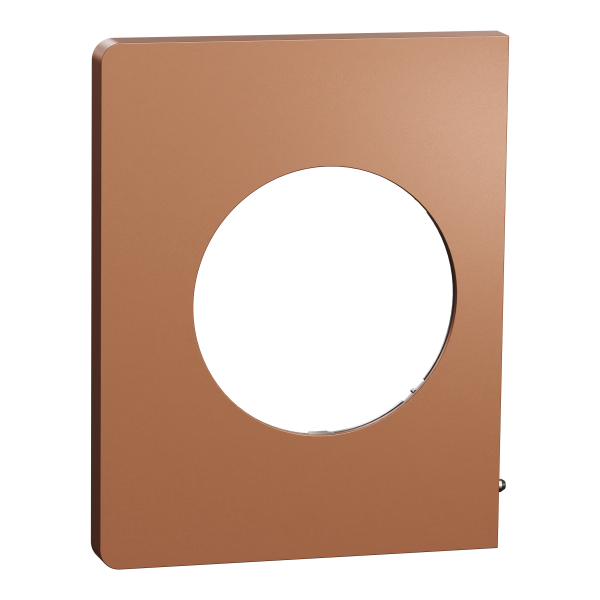 Odace architecte - plaque de finition latérale - effet cuivre