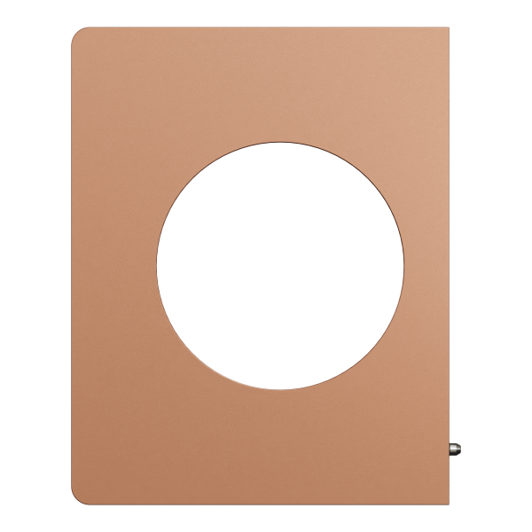 Odace architecte - plaque de finition latérale - effet cuivre