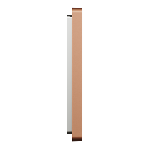 Odace architecte - plaque de finition latérale - effet cuivre