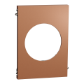 Odace architecte - plaque de finition centrale - effet cuivre